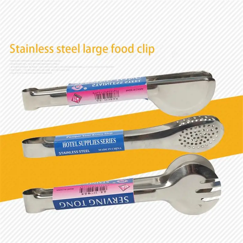 

Пищевые зажимы из нержавеющей стали, 9/12 дюйма, кухонные аксессуары, инструмент для приготовления гриля, зажим для барбекю, хлеба, зажим для десертов, салатов, барбекю