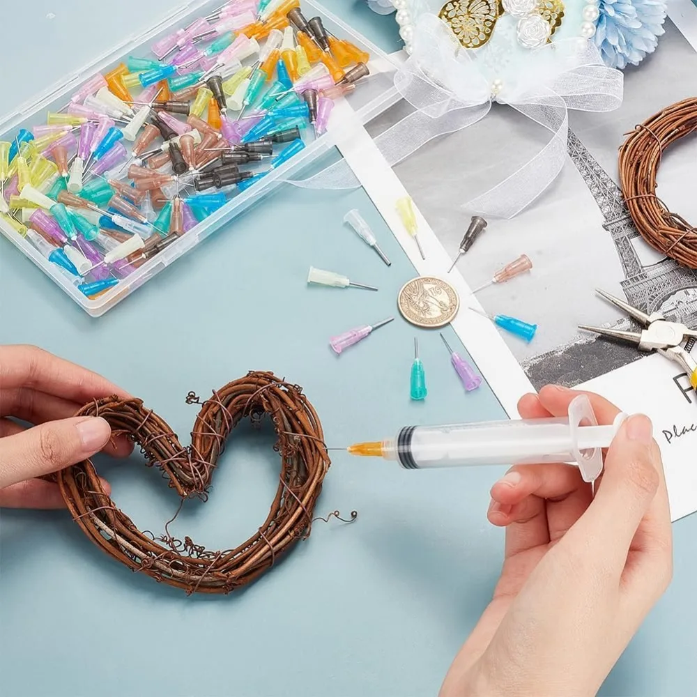 160 шт. иглы для заправки жидких чернил 0 5 дюйма 10 различных манометров