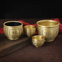 feng shui treasure bowl brass bowl ornaments wealth cornucopia copper ashtray golden treasure basin for floating candles