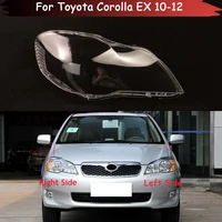 auto headlamp caps for toyota corolla ex 2010 2011 2012 car headlight lens cover lampshade lampcover head lamp light glass shell