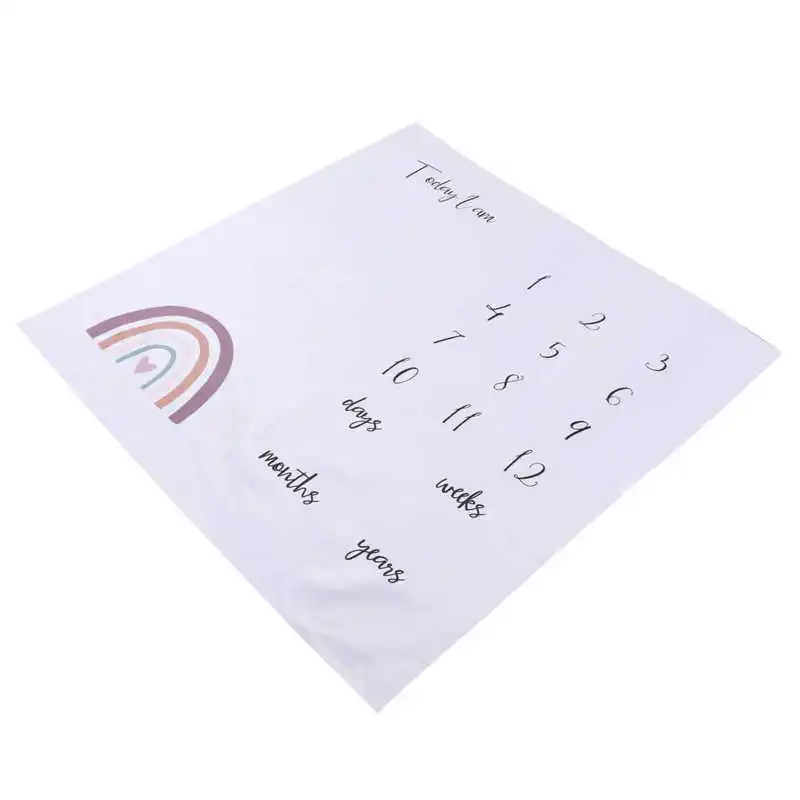 Детское одеяло Milestone реквизит для фотосъемки новорожденных месячное детского