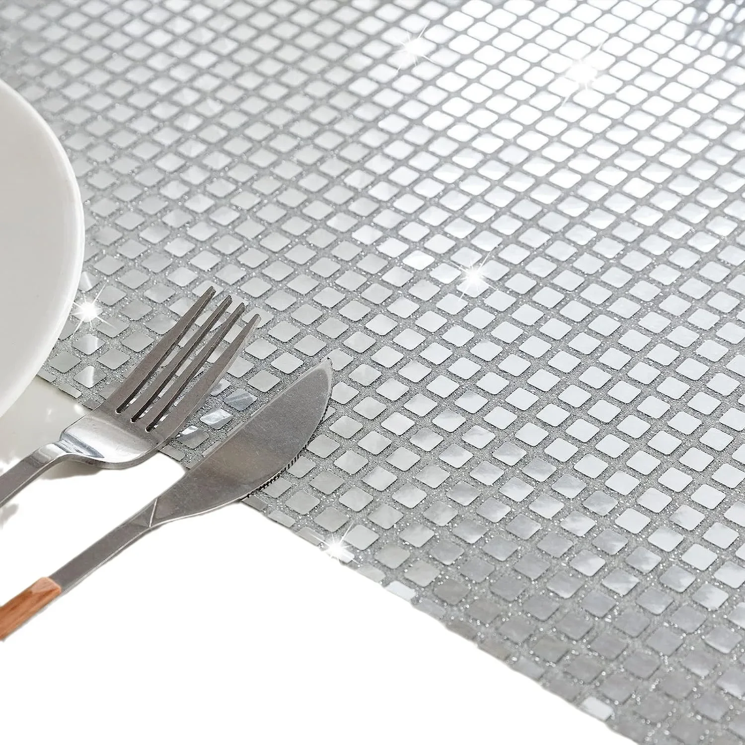 

Металлические коврики для стола с блестками 30x45 см