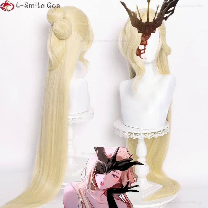 Genshin Impact Fair Lady Косплей Парик Rosalyne-Kruzchka Lohefalter La Signora Парики Светло-золотые длинные