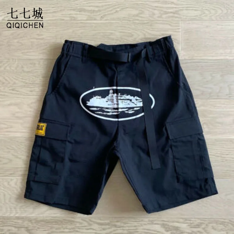 

Женские прямые шорты-карго для бега в стиле хип-хоп