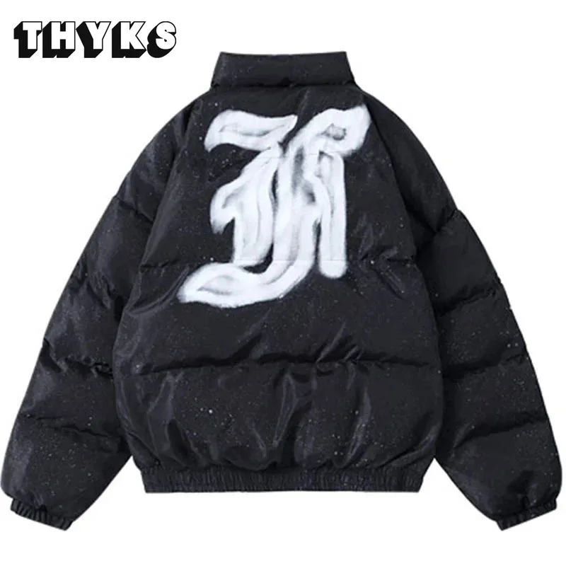 Парка Мужская/женская зимняя с хлопковой подкладкой теплая Повседневная Уличная