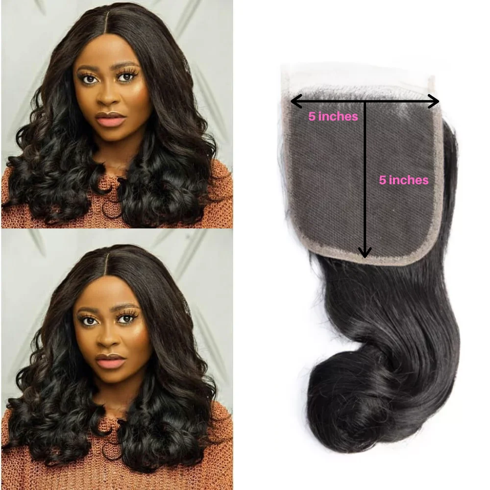 Бразильские кудрявые кружевные пряди в форме яйца 5 Х5 24 дюйма естественный цвет 4