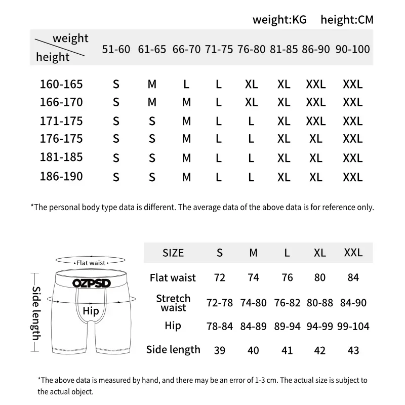 Men Underwear Breathable Sexy Men's Panties Lingerie Underpants Male Plus Size L-XXXL Man Boxers Fashion Print Boxer Trunks