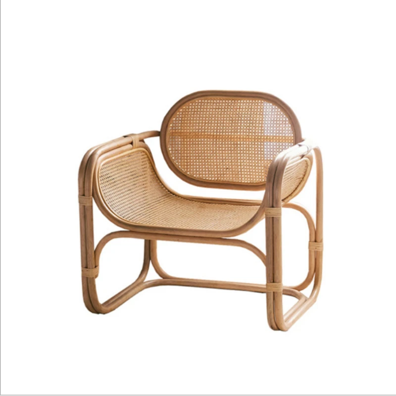 

rattan chair sofa rattan weaving living room bedroom leisure B & B single family balcony lazy rattan chair