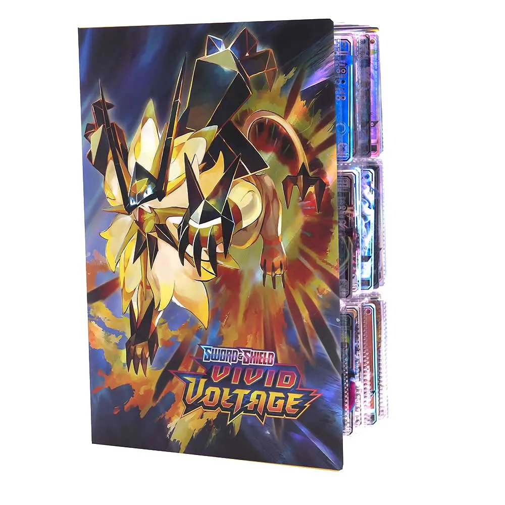 

Legendary Pokemon 432pcs Big Card Album Notebook Large Loaded Holder Folder Dracaufire Display Collection Rare Cartas Protector