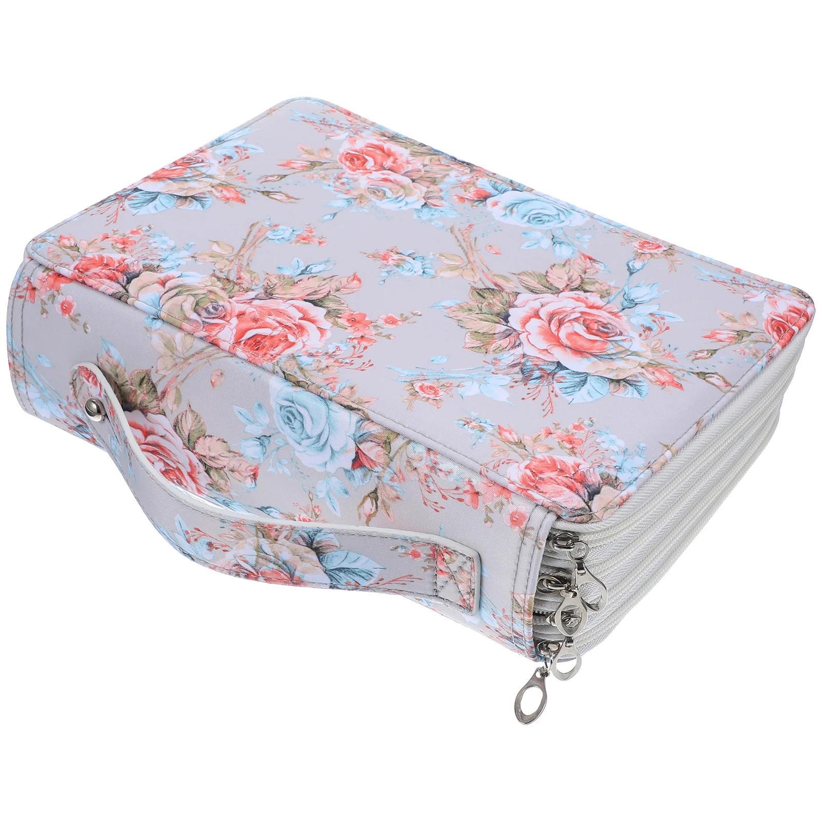 

Case Capacity Organizer Stationery Pen Large Pouch Makeup Big Marker Travel Roses Handy Holders Painting Slots Portable Pouches