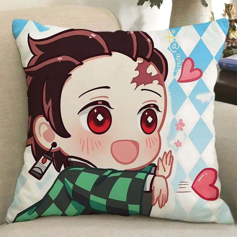 Фото Подушка Kimetsu No Yaiba с Токито Муичиро: Аниме-подушка, милая, портативная, удобная, декоративная, модная, высококачественный подарок №4