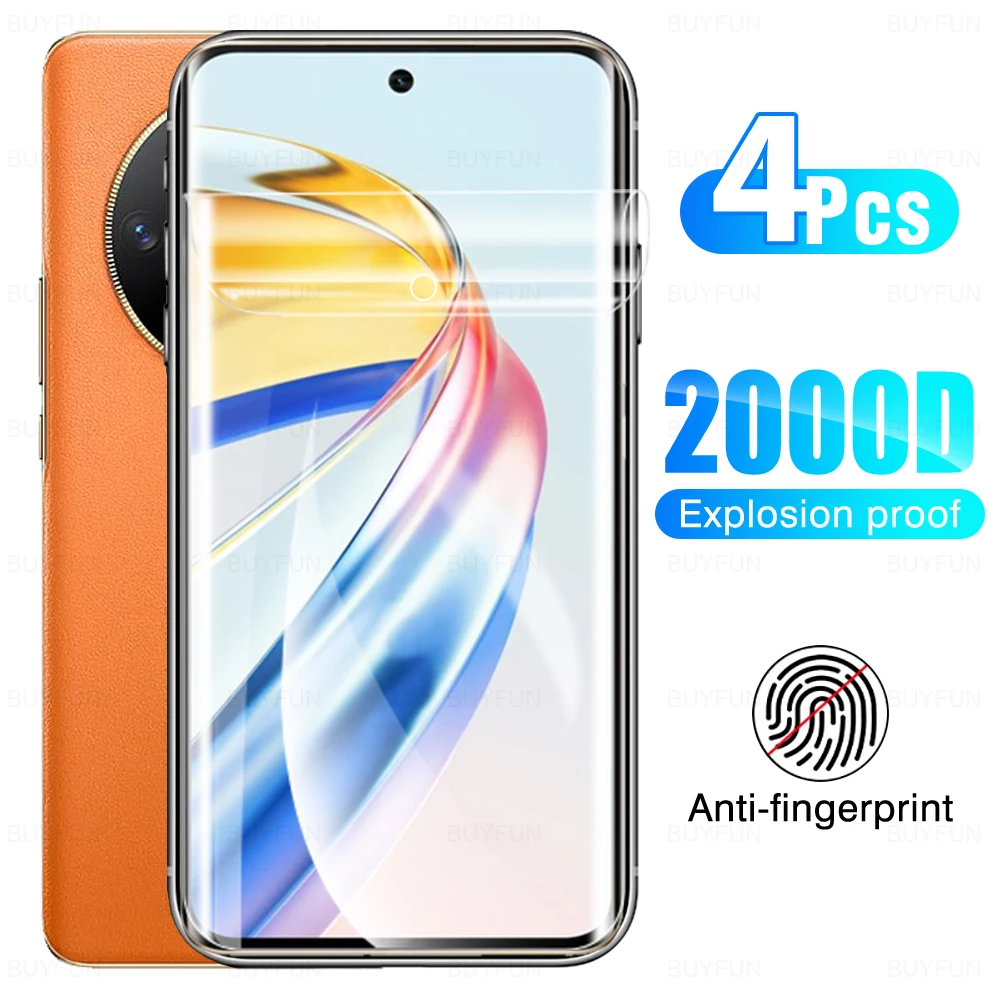 4 шт. HonorX9b x 9b 9a 90 50 40 Magic6/5Lite гидрогелевая пленка для Honor X9b X50 X9a X40 Magic6 Lite защитная