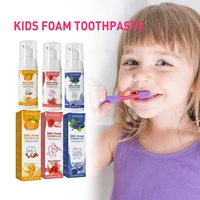 childrens foam toothpaste stain removal mousse toothpaste oral cleaning whitening dental care prevent tooth decay protect gums