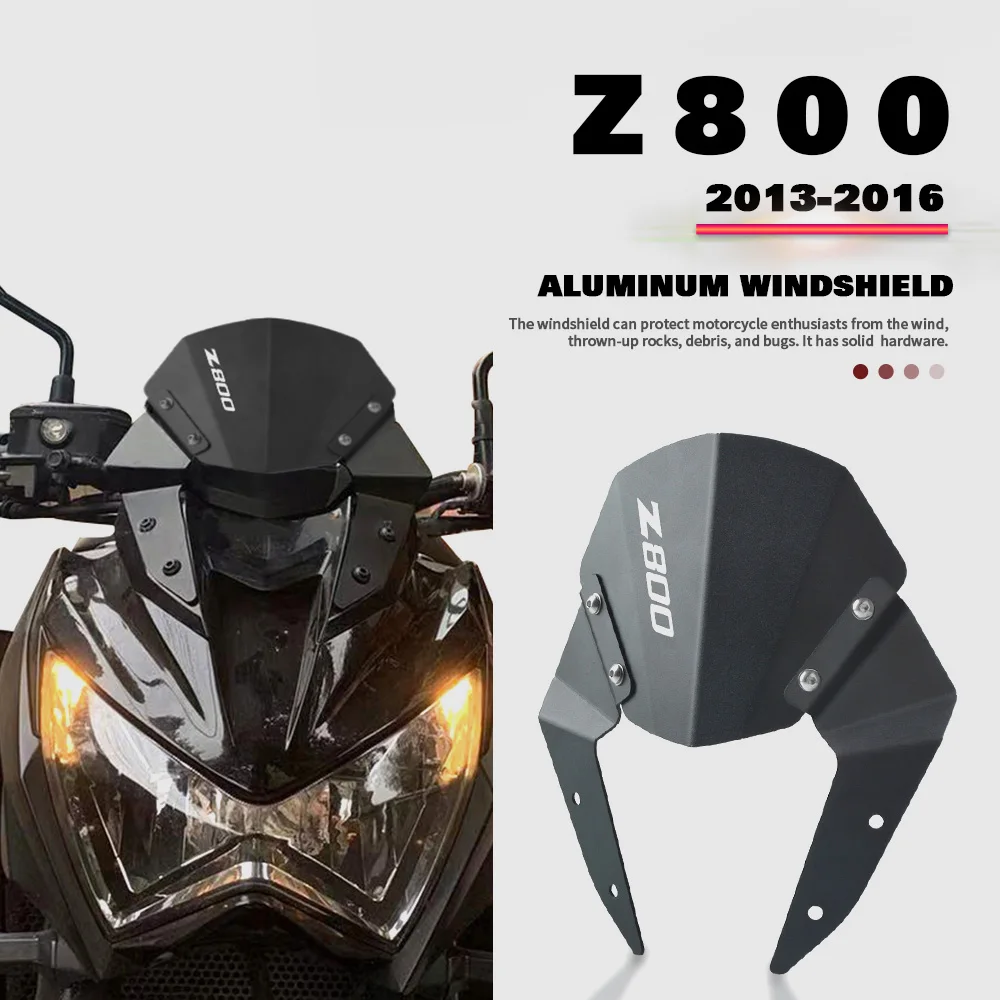 

For KAWASAKI Z800 2013 2014 2015 2016 Moto Windshield Windscreen Screen Windproof Motorcycle Accessories Wind Deflectors Z 800