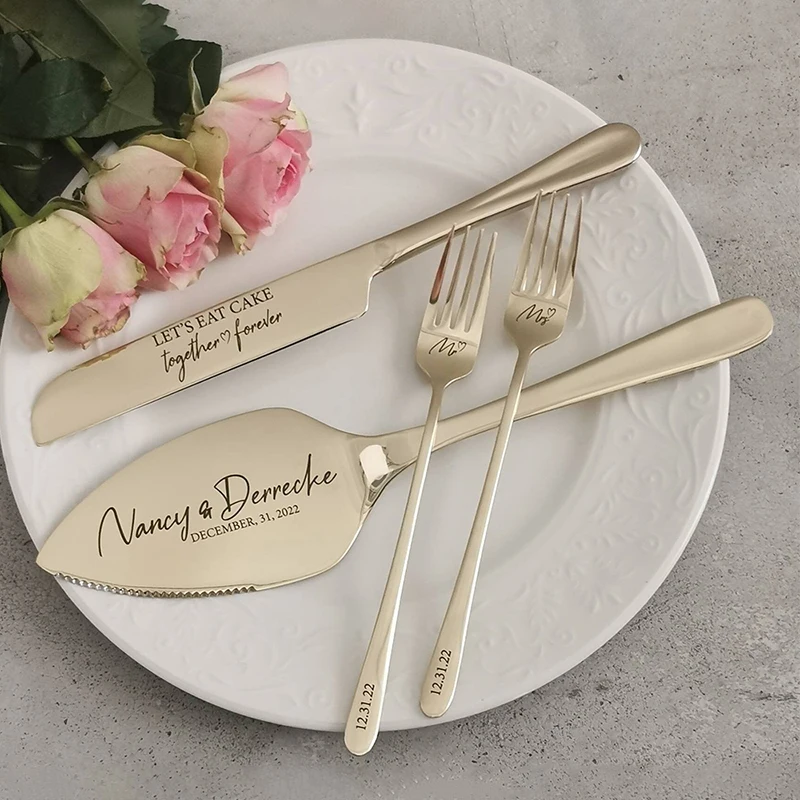 Набор ножей для торта вилок и