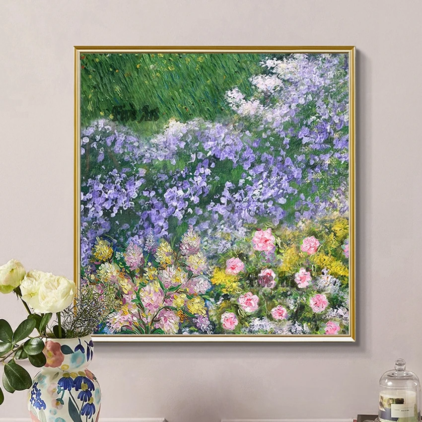 Палитра с ножом абстрактная 3D текстура холст картина маслом без рамки красочная