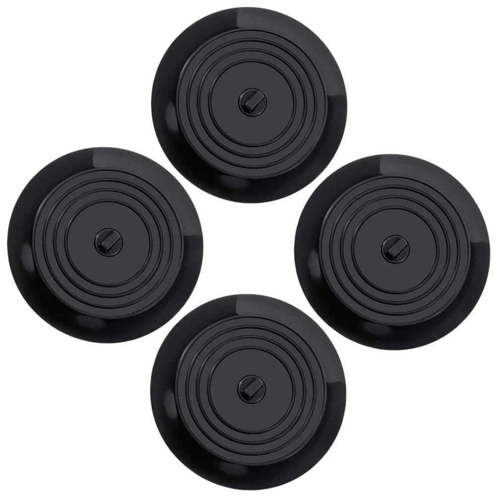 

4 pcs Floor Drain Covers Round Drain Cover Bathtub Drain Plug Silicone Drain Cover
