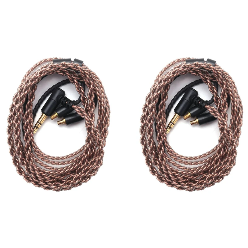 

2X A2dc разъем, Чистый медный кабель для гарнитуры Ath Cks1100 E40 E50 E70 Ls200 Ls300 Ls400 Ckr90 Ls70, наушники