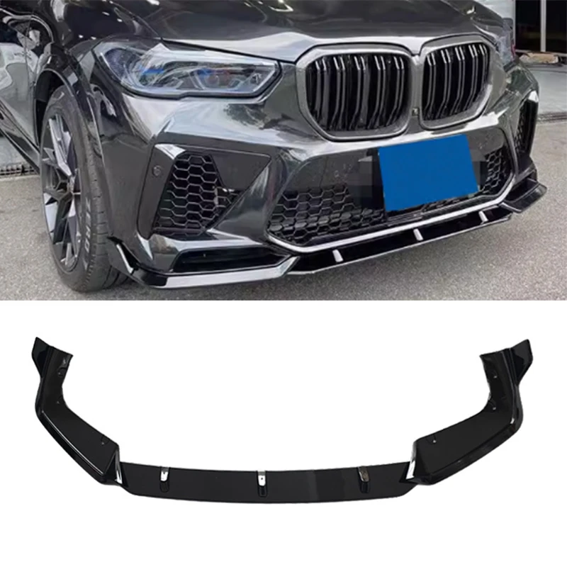 Передняя губа для BMW F95 X5M 2020 2021 2022 2023 передний бампер спойлер сплиттеры комплект