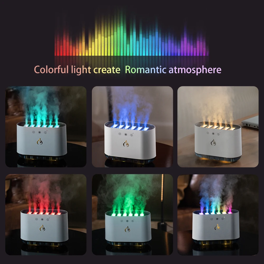 Музыкальный ритм увлажнитель воздуха с несколькими насадками очиститель