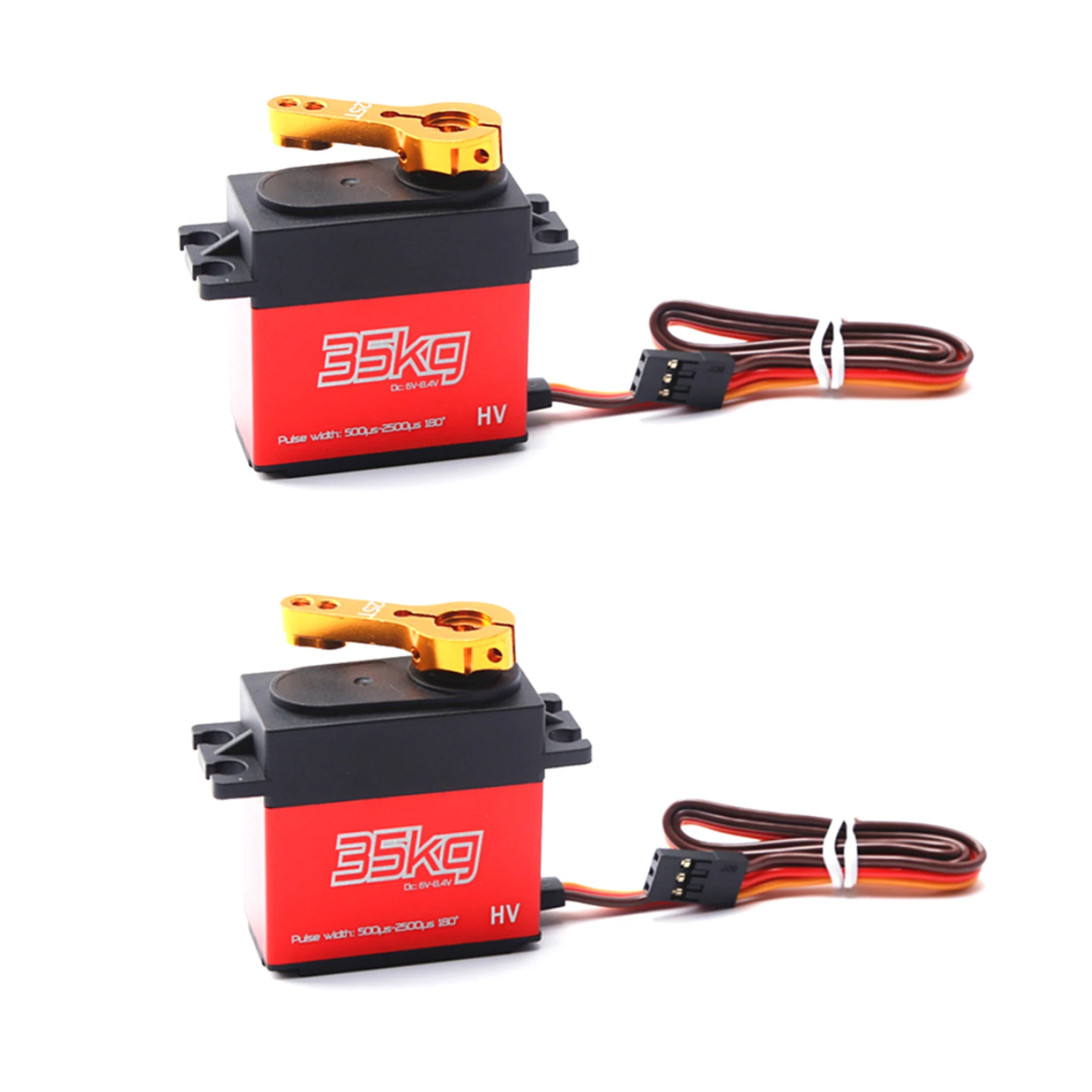 

35KG Digital Servo Metal Gear Servo Waterproof for RC Cars Robot Manipulator with 25T Servo Arm