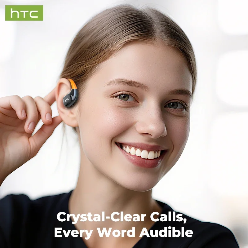 Фото HTC NE12 Bluetooth наушники AI переводчик наушники OWS спортивные наушники HD Call беспроводные наушники светящиеся крючки для ушей Longlife №2