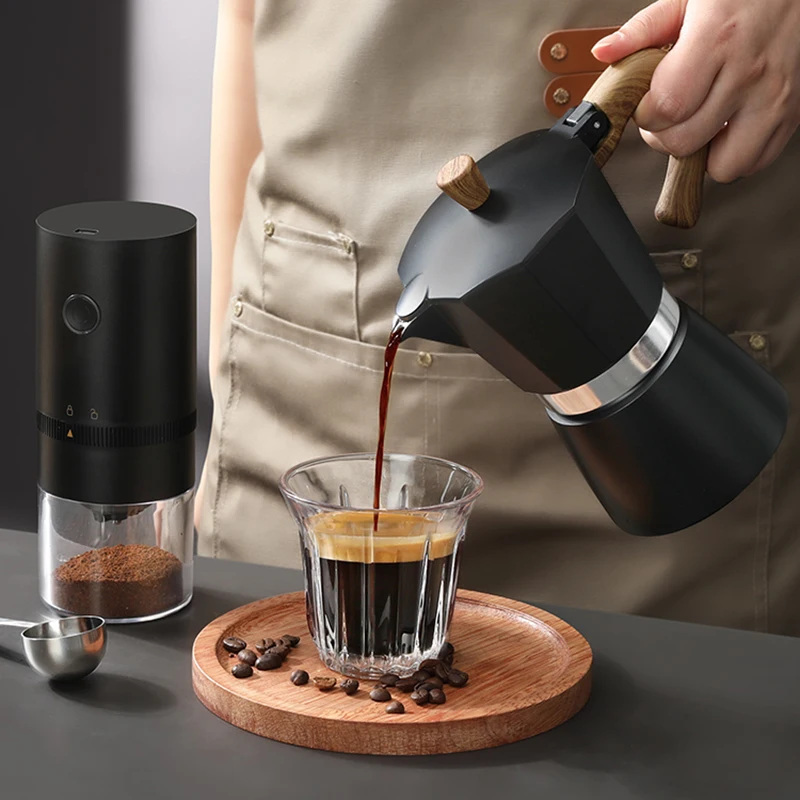

Household coffee maker, hand grinding coffee machine set, hand washing, concentrated extraction pot, coffee appliance