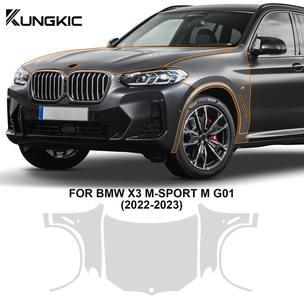 Предварительно отрезанная полиуретановая прозрачная пленка для защиты краски