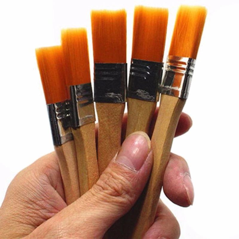 

50-Piece Paint Brush Set With Wooden Handle, Brush For Cleaning And Dust Removal, Gloss Paint Brush, Oil Brush