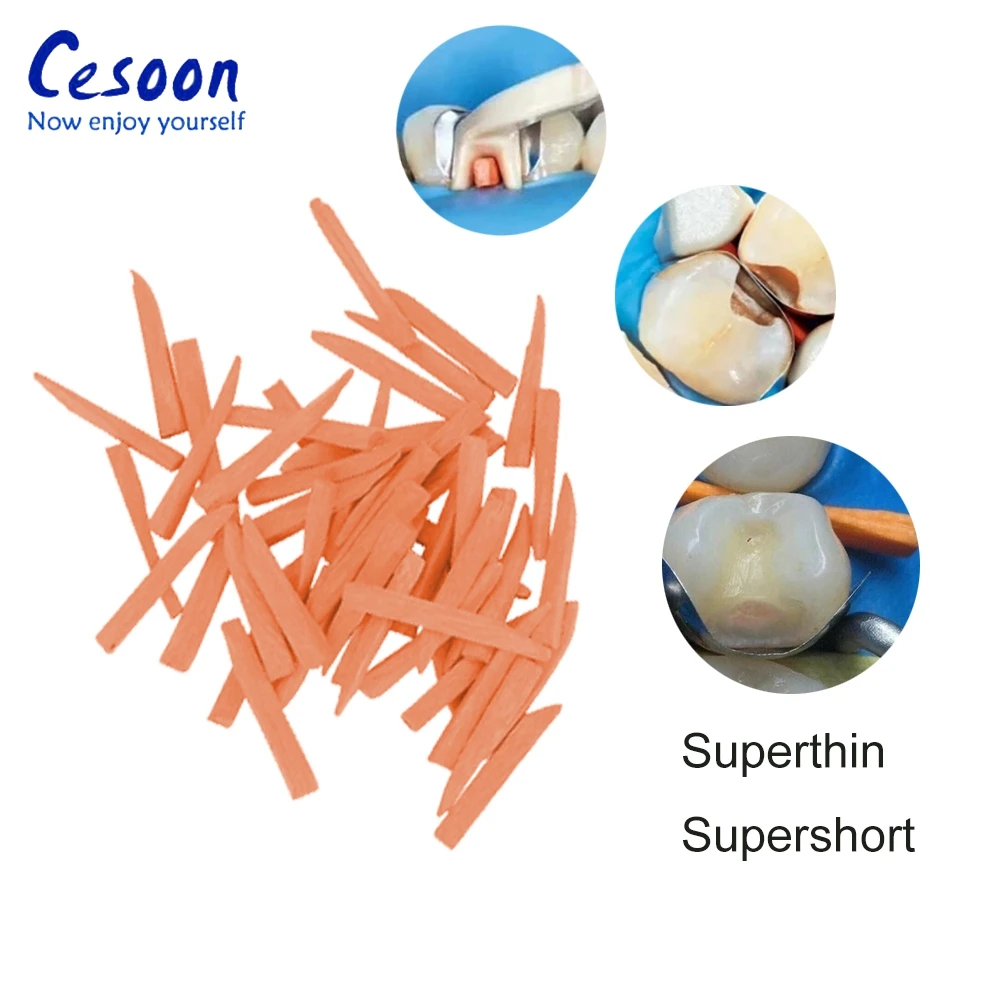 400 шт./коробка одноразовые деревянные клинья