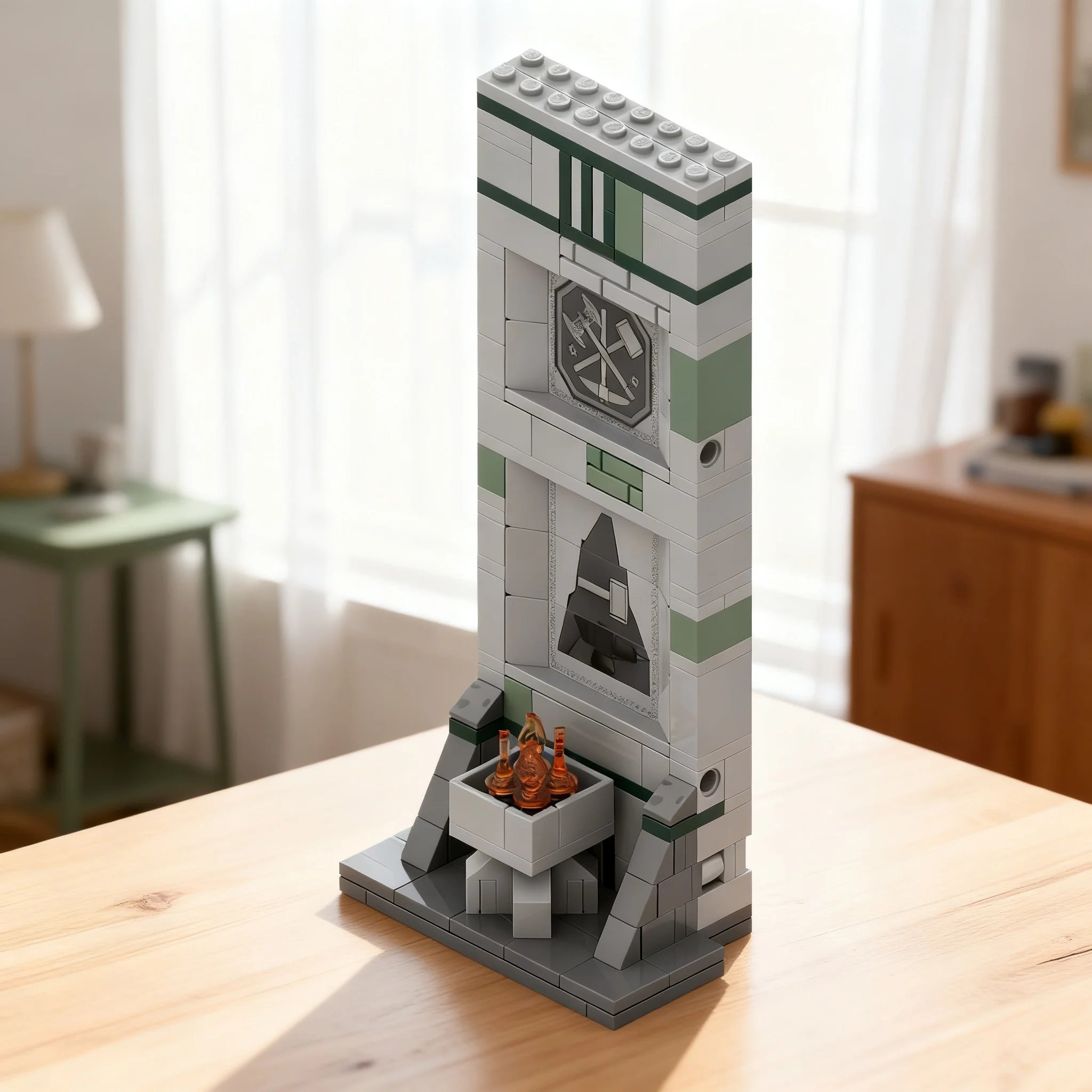 222 детали MOC: Модель секции стены гномов из серии «Фэнтези-путешественник», конструктор, развивающая игрушка, рождественский подарок, кирпичики для творчества (art.: 3920dc76bb7d7) - 3920dc76bb7d7