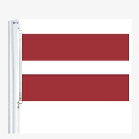 latvia flags90150cm 100 polyester bannerdigital printing