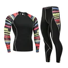Компрессионное термобелье для мужчин, быстросохнущее термобелье для фитнеса от S до 4XL