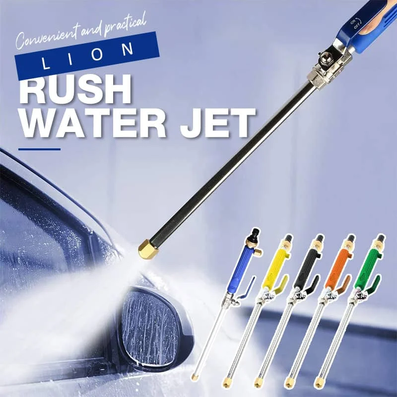 

Lion Rush Water Jet High Pressure Water Gun Metal Water Gun High Pressure Power Car Washer Spray Car Washing Tools Dropshipping