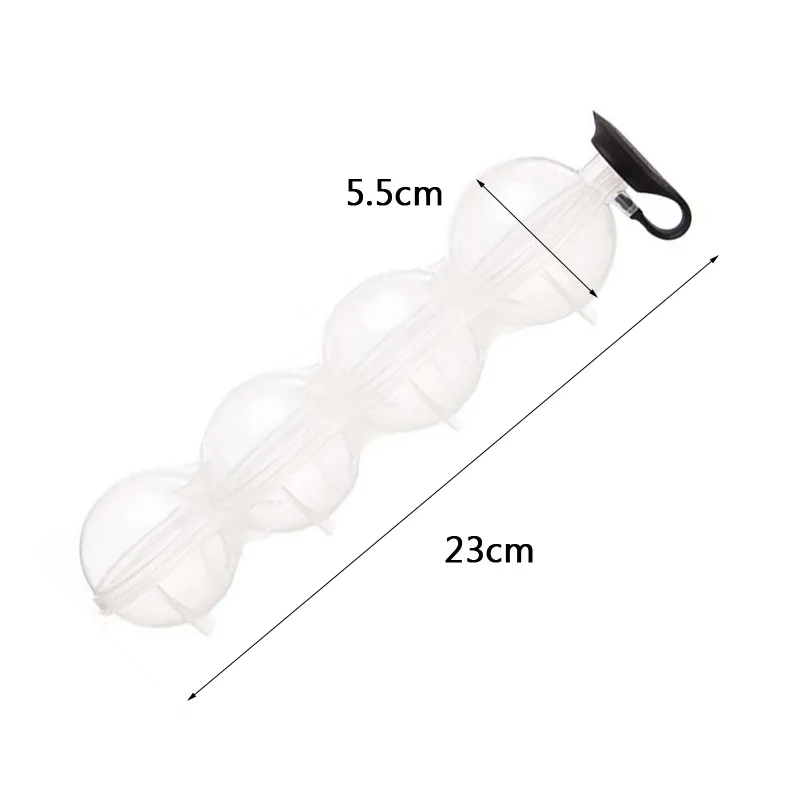 

MOONBIFFY Формы для льда шары 5,5 см силиконовые 4 шт