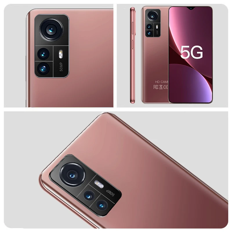 2022 smartphone 5g m12 pro 6 8inch globale version 16512gb 6000mah 2448mp celulares entsperren handys mobile phones telefon free global shipping