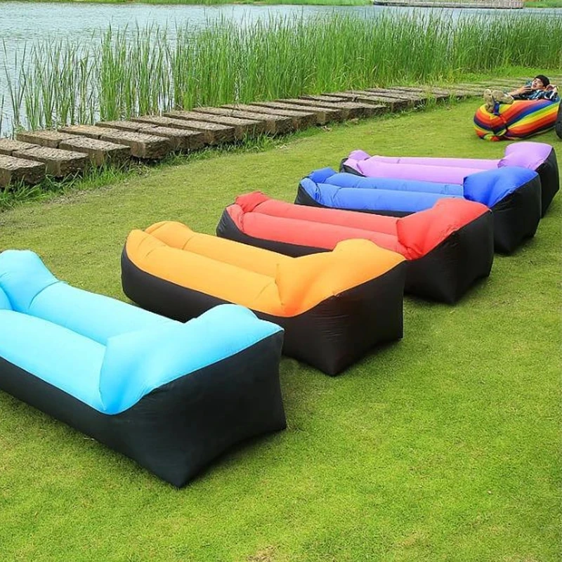 

Bag Inflatable Quality 240*70cm Air Sofa Lazy Bed Infaltable Outdoor Trend Beach Bag Bag Sleeping Good Fast Sofa Air Products