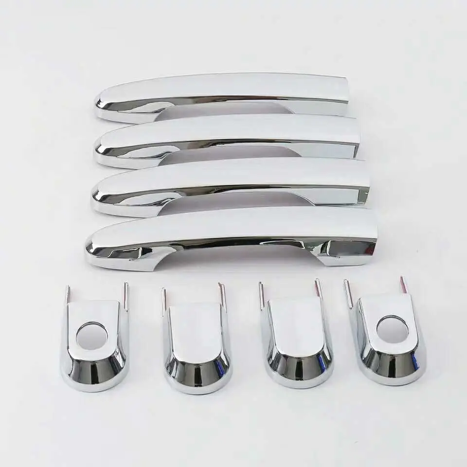 

Аксессуары подходят для 2005 2006 2007 2008 2009 HYUNDAI TUCSON хромированная крышка дверной ручки накладка молдинговая крышка