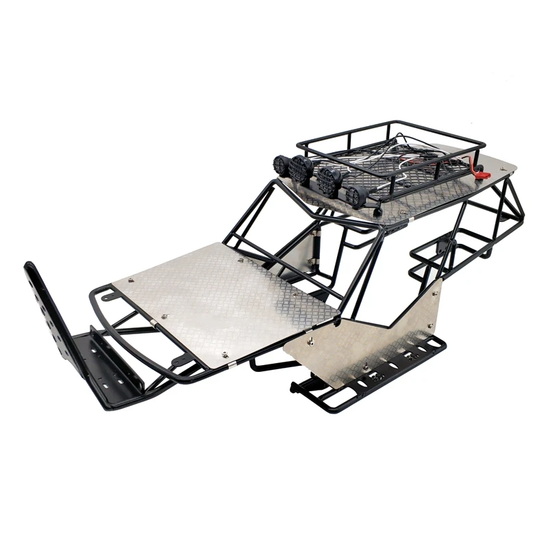 Для масштаба 1/10 RC Axial Wraith металлический каркас каркаса корпус с багажником на