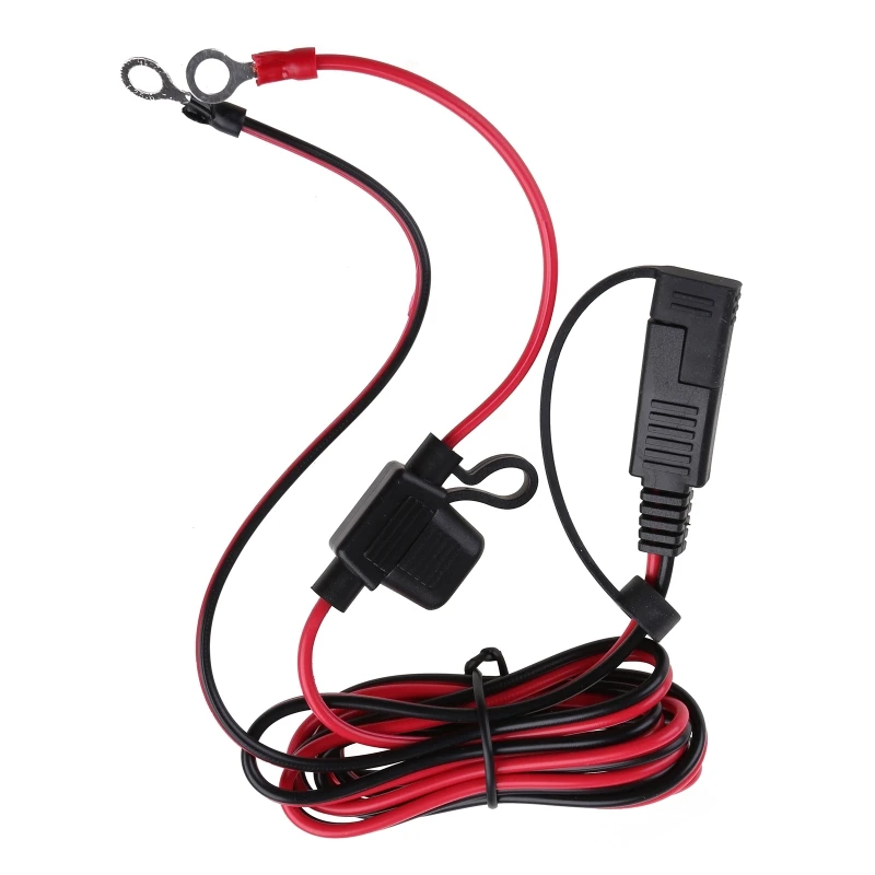 

140CM 16AWG SAE-to O Ring Cord Socket Connector Cable Battery Charging CS-1423A1
