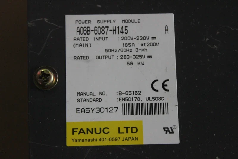 A06B-6087-H145 Модуль сервоусилителя FANUC для усилителя контроллера с ЧПУ
