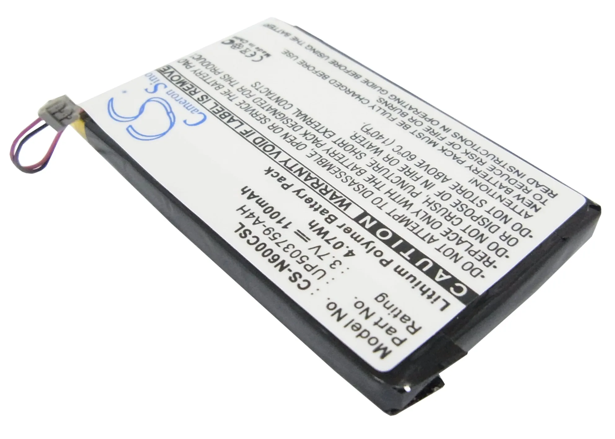 

CS 1100mAh Battery For Clie PEG-N750 PEG-N750C PEG-N760 PEG-N760C PEG-N770 PEG-N770C