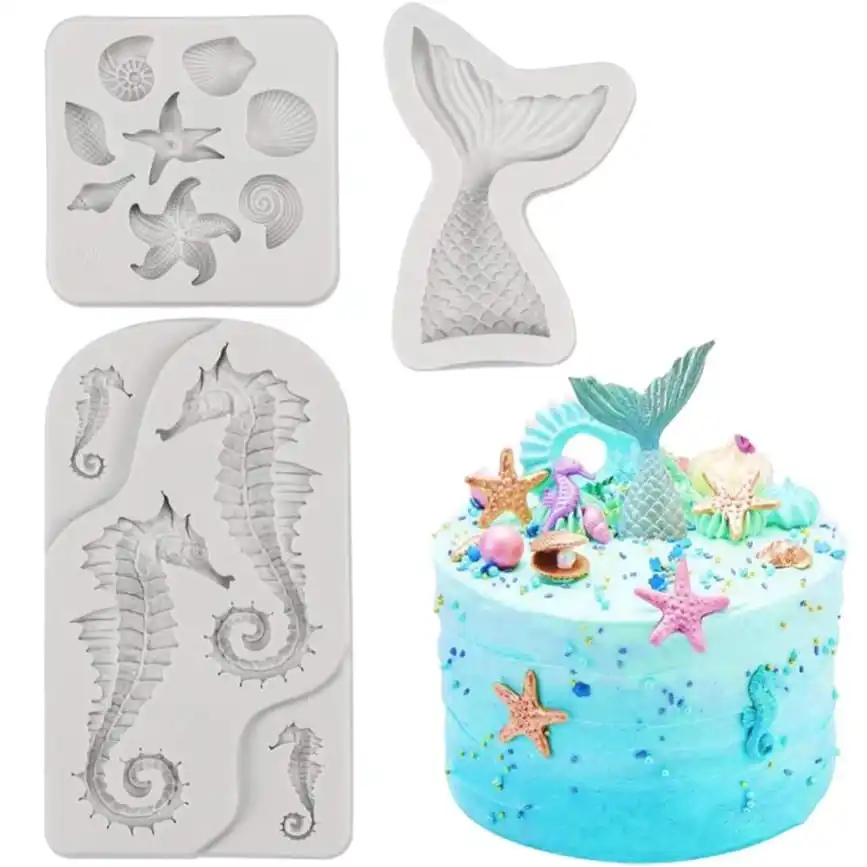 

Украшение для торта в стиле «русалка»