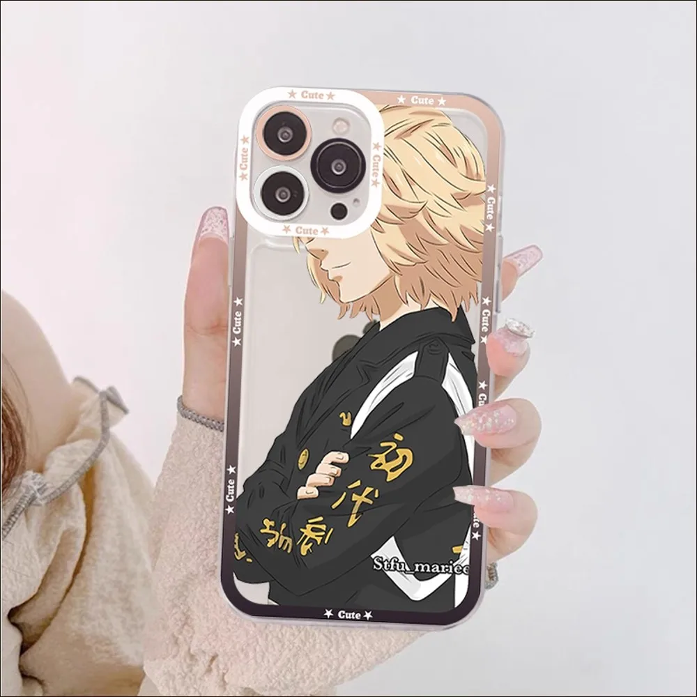 Tokyo Revengers Anime Phone Case For IPhone 13 14 Pro Max XS XR 12 11 Pro 13 Mini 6 7 8 Plus Soft Clear Back Cover