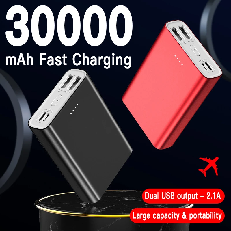 

2023 Power Bank 30000mAh Portable Charging External Battery Pack Charger PoverBank for I-phone Xiaomi -------- Xiomi Earphone