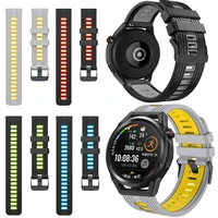 22mm silicone strap for samsung galaxy watch 3 46mm amazfit gtr huawei watch gtgt2 gt2 pro gt2e 46mm smart watch strap