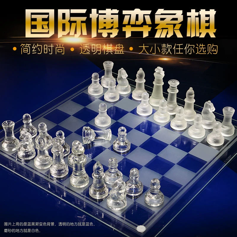 

Crystal Chess Set Stone International Chess Luxury Big Classic Chess Set Minimalist Tabuleiro De Xadrez Chess Games BG50CG