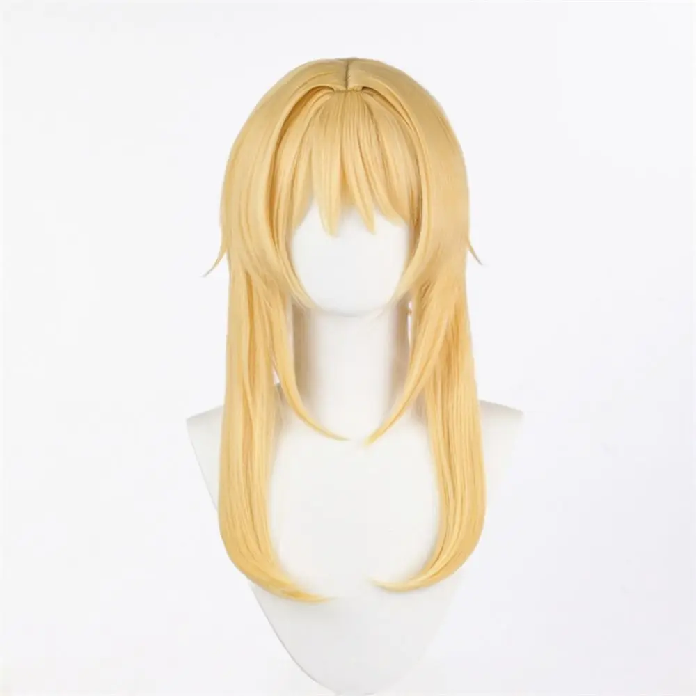 

Game Genshin Impact Genshin Lumine Cosplay Wig Wigs Props High Quality for Halloween Party