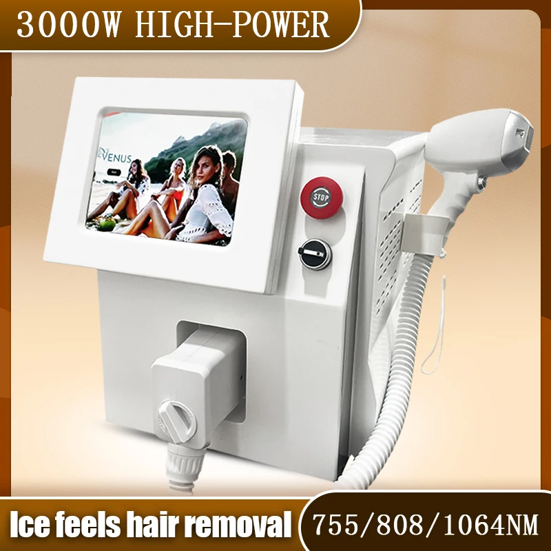 

Newst China 6000W Candela Permanent Professional Electrolysis For Rent Price Lazer 808Nm Diode Laser Hair Removal Machine