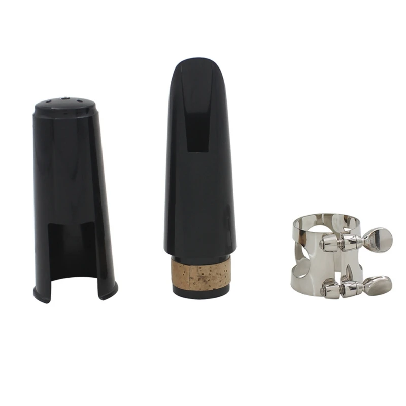 

Clamp One Reed and Plastic B Flat Clarinet Mouthpiece & Black Color